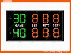 Wireless LED Electronic Tennis Scoreboard with Game Score Display