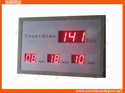 LED Electronic Countdown Timer with Digital Days Display