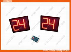 Electronic 24s College Basketball Shot Clocks New Rules 14 Seconds