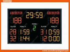 Wireless Handball Electronic Digital LED Scoreboard with Scores Display Boards