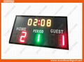 New Electronic Football Scoreboard with LED Time Display 1