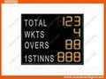 LED Electronic Cricket Scoreboard with Scores Display