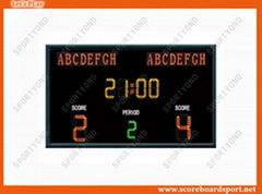 LED Electronic Stadium Football Scoreboard with Score and Time Display