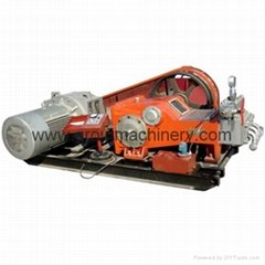 High pressure plunger grout pump for jet grouting