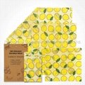Reusable sustainable beeswax wrap food