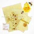Organic natural sustainable bee wax wrap