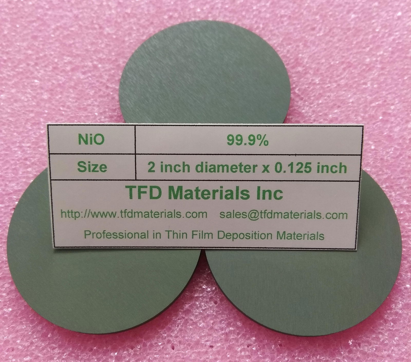 Nickel Oxide NiO target