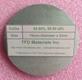 Copper Gallium Cu/Ga alloy target
