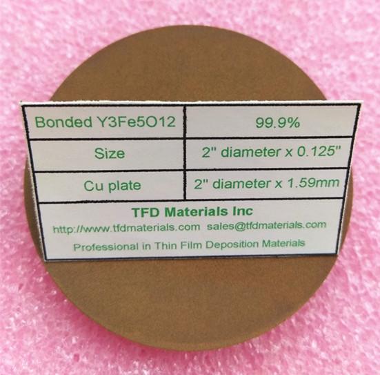 Yttrium iron garnet (YIG) Y3Fe5O12 YF3 YOF Y5O4F7 Yttrium Oxyfluoride