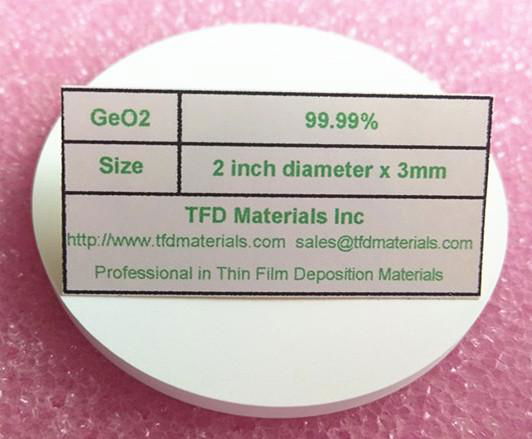 Germanium Oxide GeO2 target