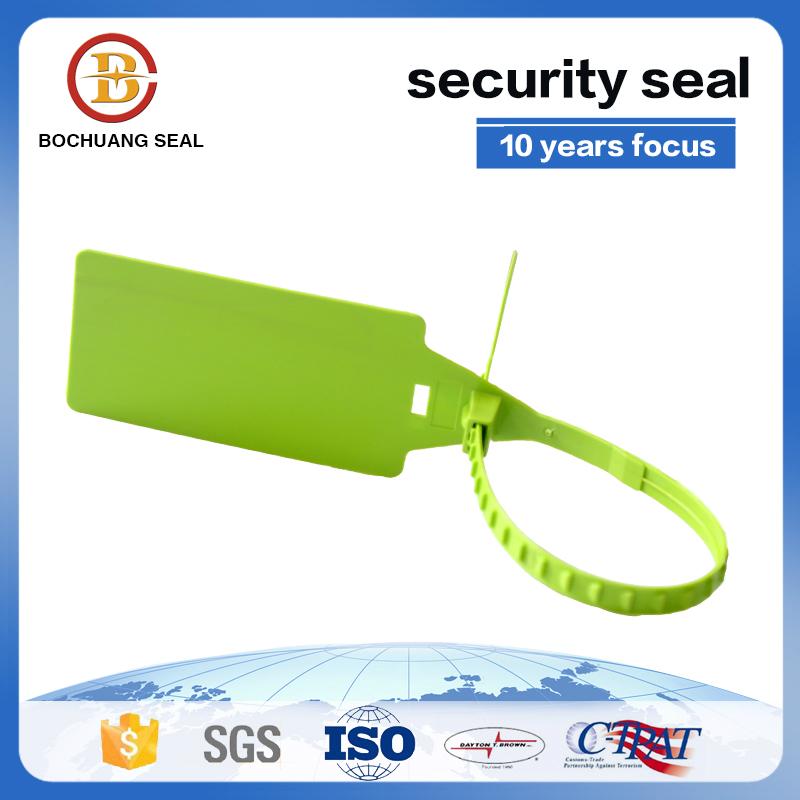 disposable plastic security lock for trucks