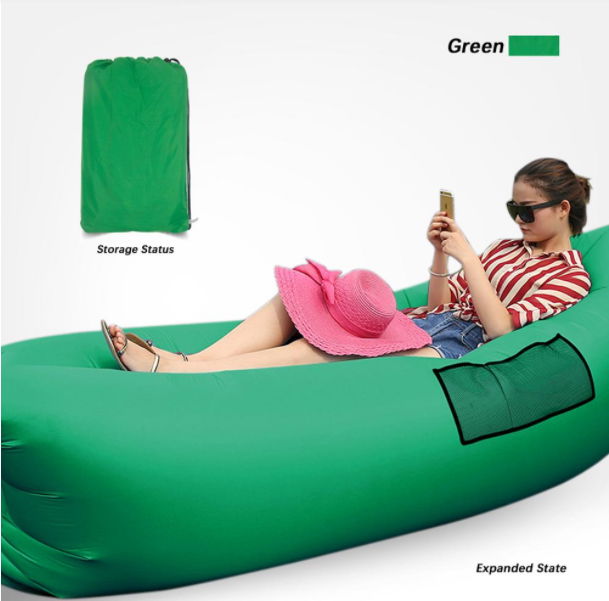 Fast Inflatable Air Lounge Sofa For Sleeping Camping Outdoor Beach    