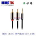 High Quality Y Type RCA Audio Cable Splitter