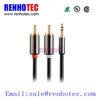 Male Plug Como Connector 2 rca to 3.5mm cable 3