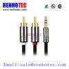 Male Plug Como Connector 2 rca to 3.5mm cable 2