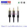 Male Plug Como Connector 2 rca to 3.5mm cable 5