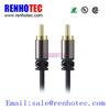 Male to Male into 1 Connector 2 RCA Audio Cable 3