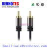 Male to Male into 1 Connector 2 RCA Audio Cable