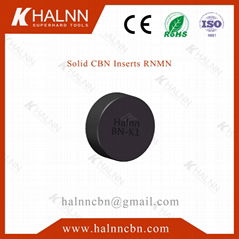 Better performance with Halnn BN-K1 solid cbn insert machining pump than carbide