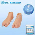 Shoe soles silicone rubber