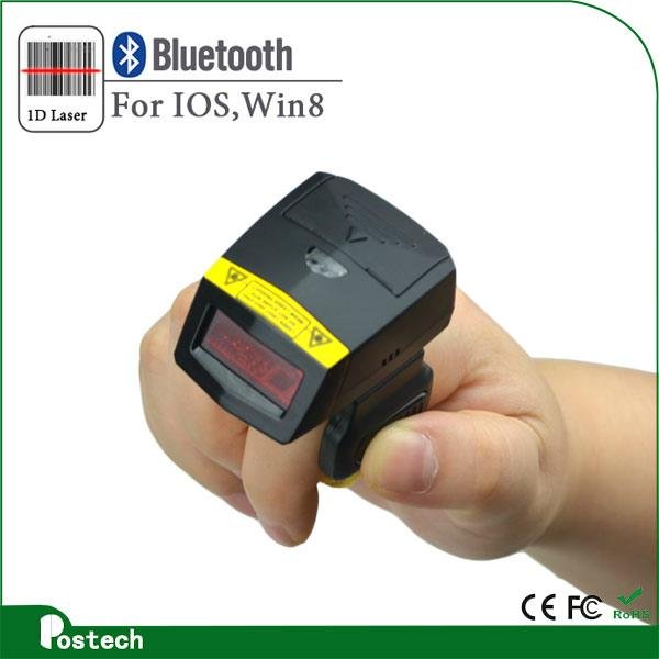 2D Wearable Ring-style QR Barcode scanner