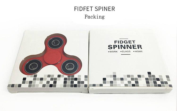 In stock hand spinner fidget spinner finger spinner with 608