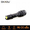 OKADU ZT06 Rechargeable 1200 lumens Led Flashlight Cree XM-L U2 LED Torch 1