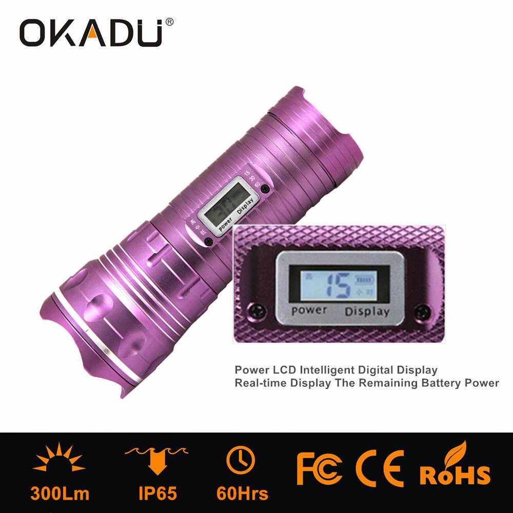 OKADU Long Runtime 60 Hrs 2Cree Q5 Led Fishing Flashlight 300Lm Fishing Torch 3