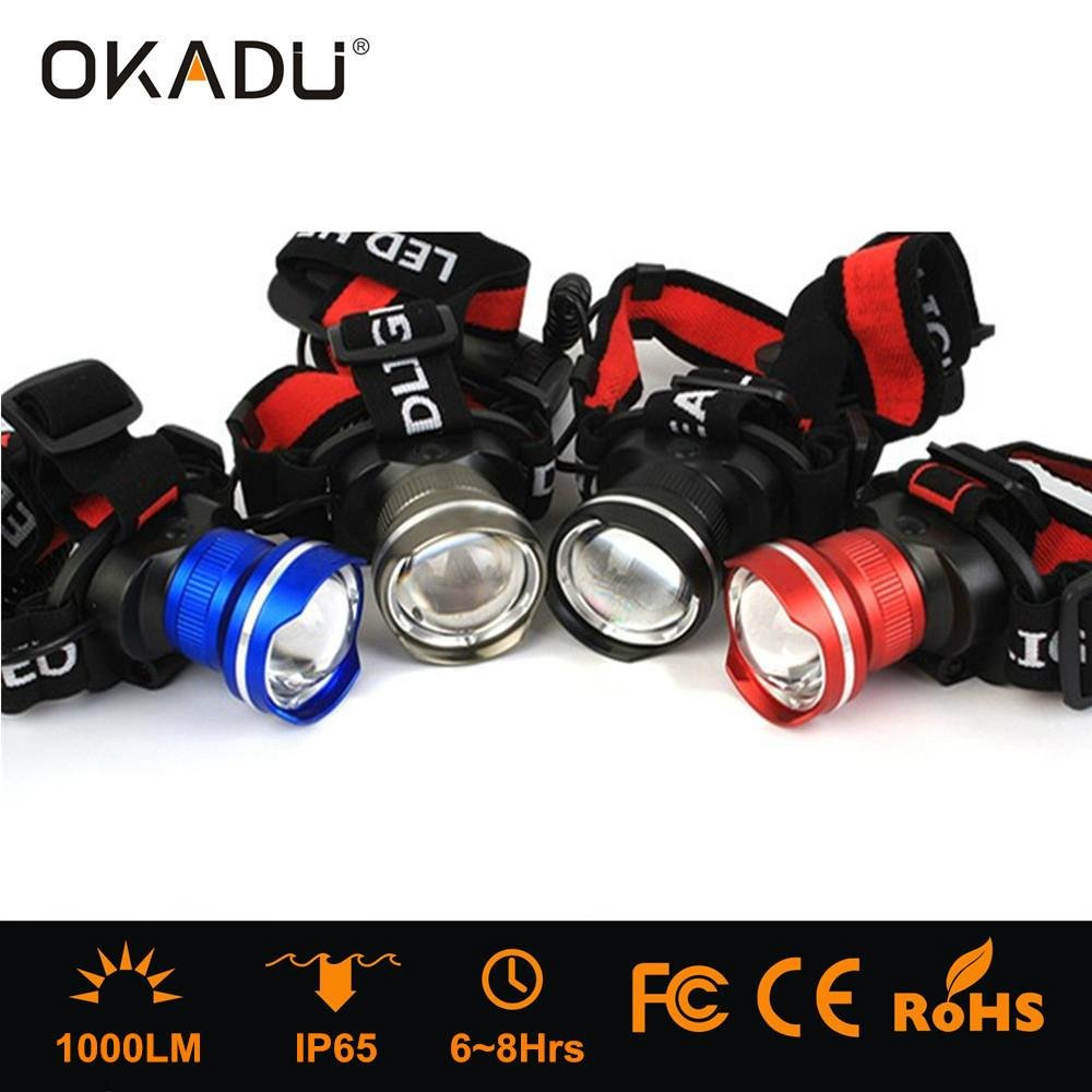 OKADU HT08 Cree T6 LED Headlamp 1000Lm Led Headlight