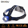 OKADU HT08 Cree T6 LED Headlamp 1000Lm Led Headlight 3