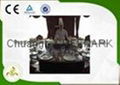 12 Seats Stainless Steel Circle Teppanyaki Grill Table 2