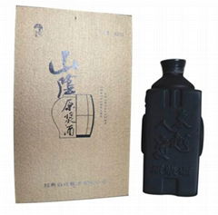 Baita Shanyin yuanjiang wine 6 years aged black bottle 600ml    