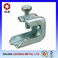 Malleable iron galvanized beam clamps OEM casting accessories factory 1