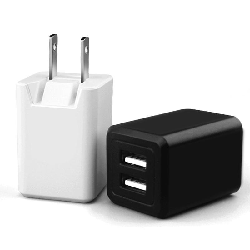 CE&FCC Approvel 5V 2.1A Dual USB Power Adapter for Mobile Phones