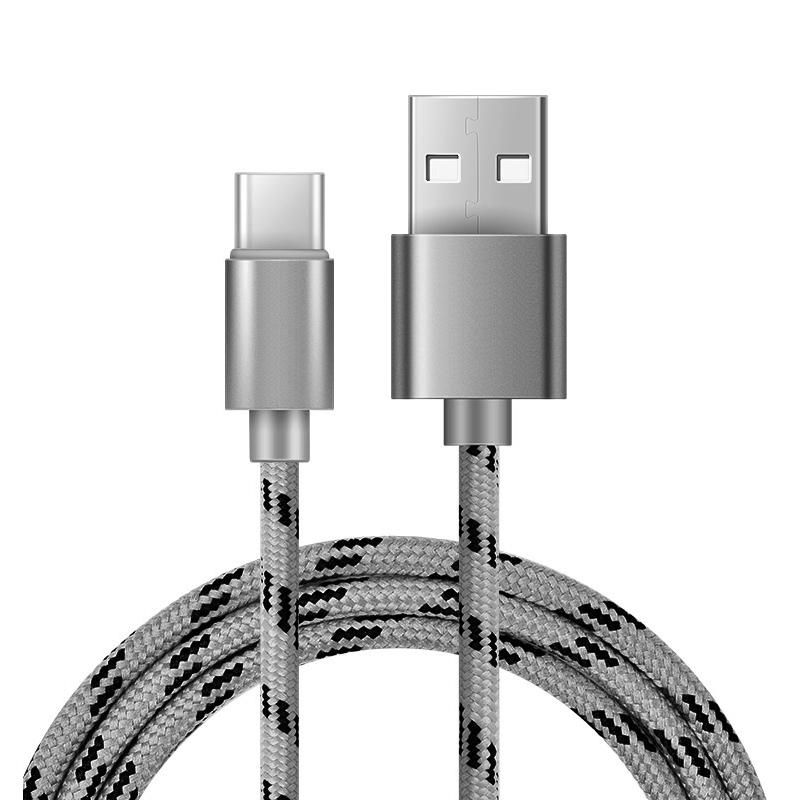 Best Quality Nylon Braided Micro usb Type-c charging&date sync cable for mobile  2