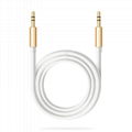 Aux audio cable 3.5mm audio video aux cables for mobile phone and car 2