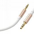 Aux audio cable 3.5mm audio video aux cables for mobile phone and car 3