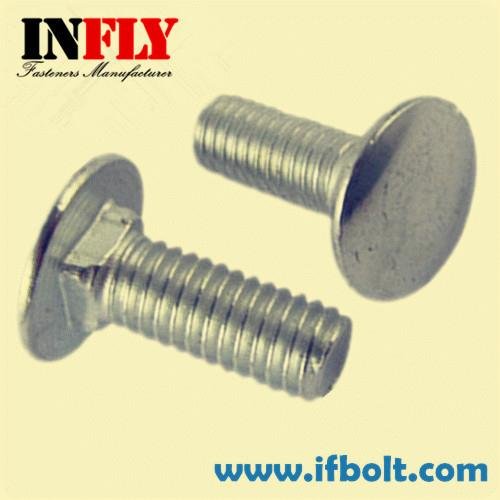 Carriage bolt DIN603 Round head square neck bolt-Infly Fasteners 3