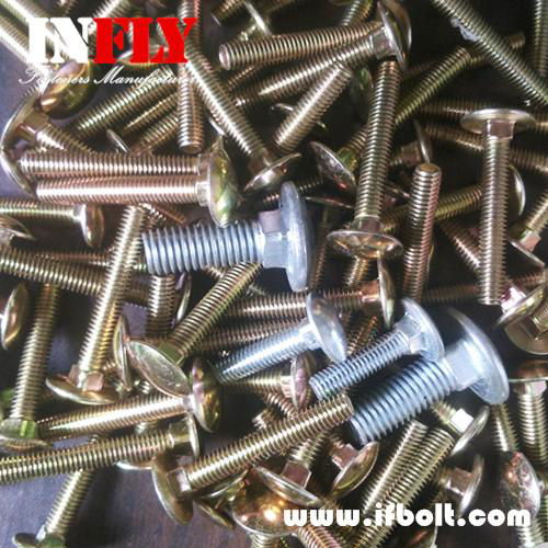 Carriage bolt DIN603 Round head square neck bolt-Infly Fasteners 4
