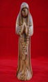 olive wood virgin Mary pray the rosary statue 1