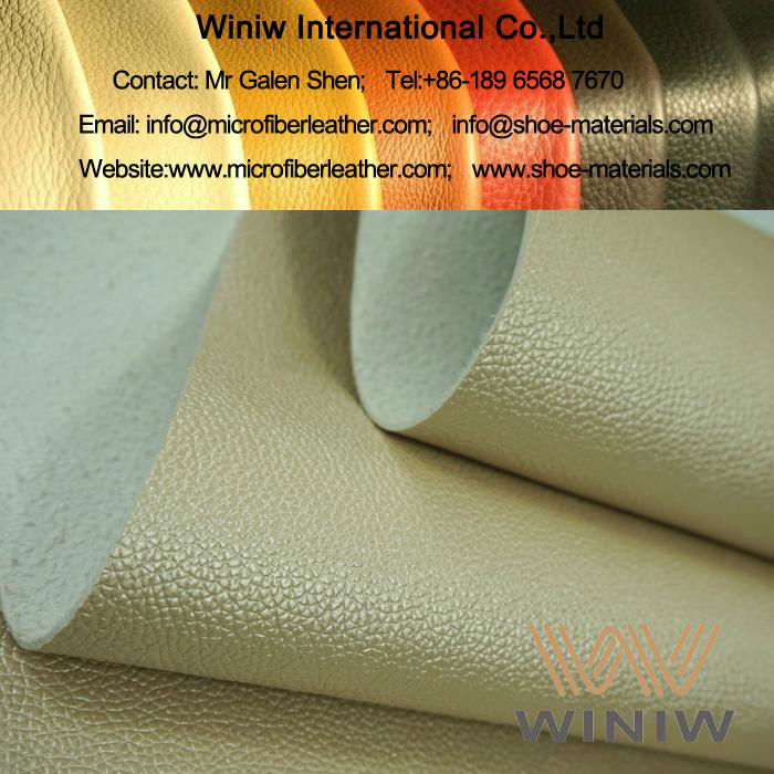 Embossed Microfiber Leather for Upholstery 2