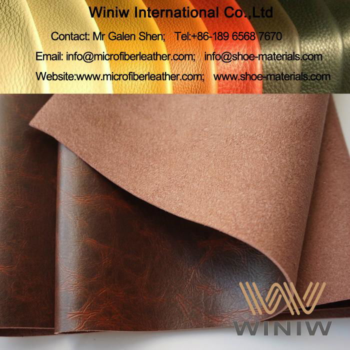 Embossed Microfiber Leather for Upholstery 3