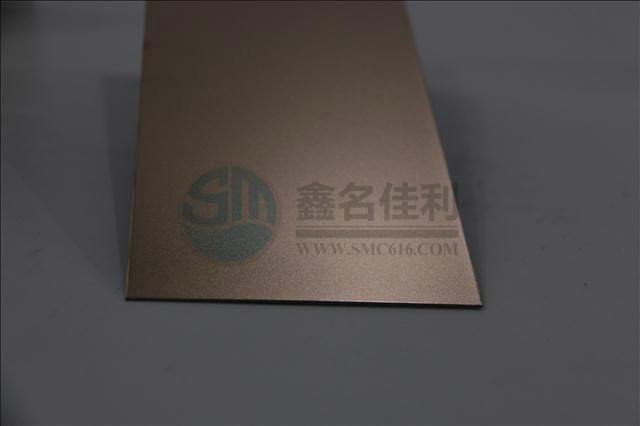 304 color stainless steel sand blasting plate decoration plate company 2