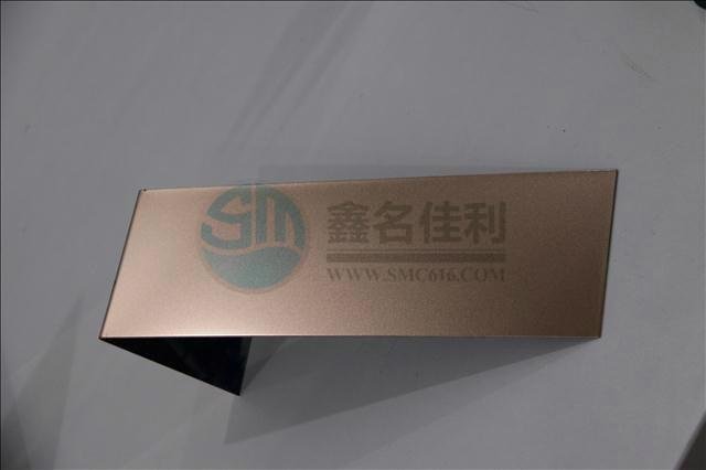 304 color stainless steel sand blasting plate decoration plate company 3