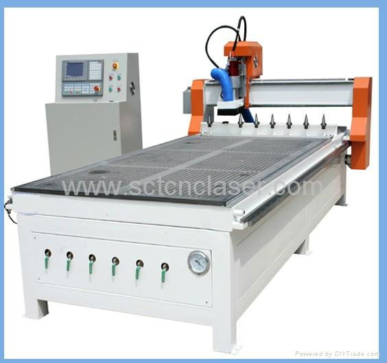 SCT-L1325 China Linear Type ATC 1325 3D wood cnc router