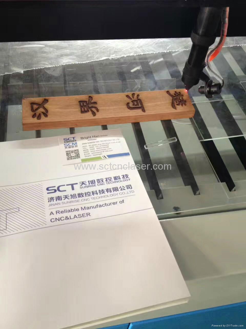 SCT-C1390 Double color board laser engraving cutting machine 3