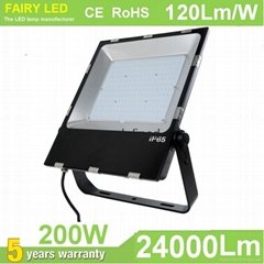 200W LED Flood Light 120Lm/W 3030SMD and Meanwell driver 5 year warranty