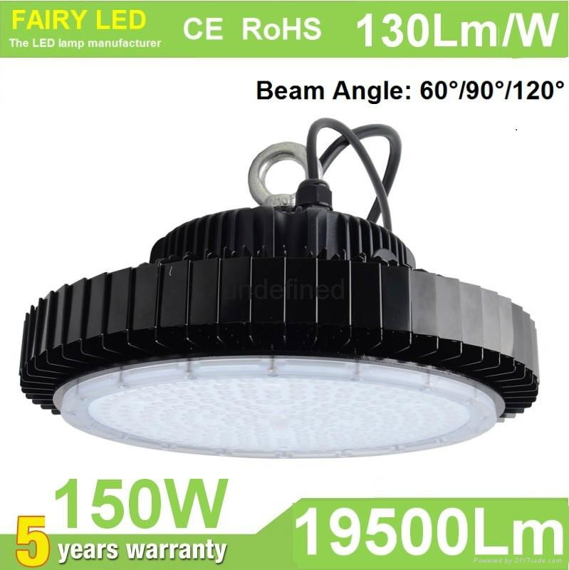 130Lm/W UFO 150W LED High Bay Light 200W 100W  60W