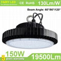 130Lm/W UFO 150W LED High Bay Light 200W