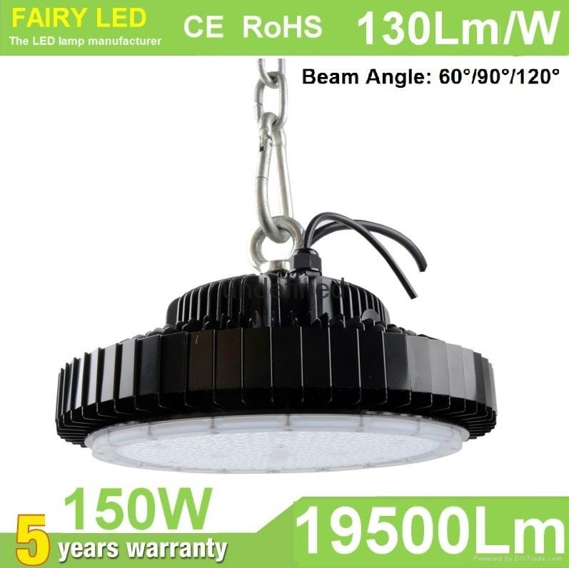 130Lm/W UFO 150W LED High Bay Light 200W 100W  60W 2